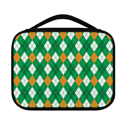 Saint Patrick's Day Argyle Pattern Print Classic Bible Case