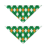Saint Patrick's Day Argyle Pattern Print Dog Bandana
