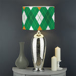 Saint Patrick's Day Argyle Pattern Print Drum Lamp Shade