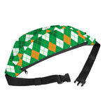 Saint Patrick's Day Argyle Pattern Print Fanny Pack
