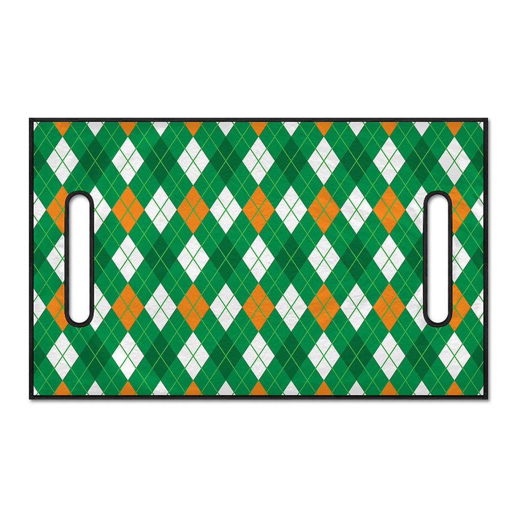 Saint Patrick's Day Argyle Pattern Print Golf Cart Seat Cover