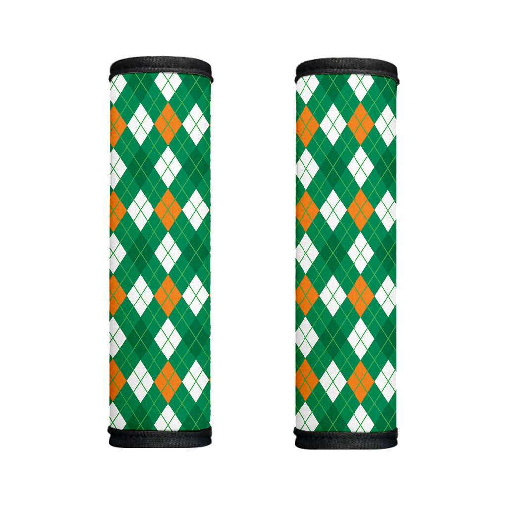 Saint Patrick's Day Argyle Pattern Print Handle Covers