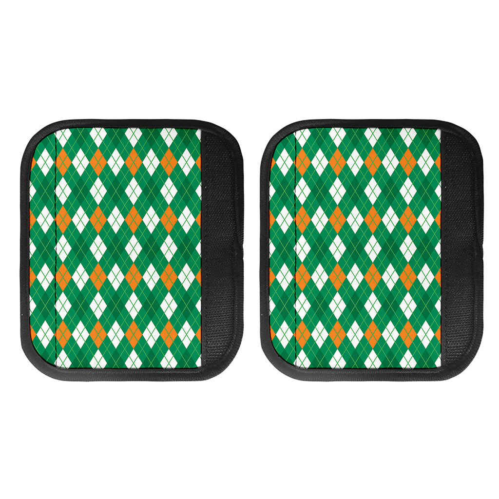 Saint Patrick's Day Argyle Pattern Print Handle Covers