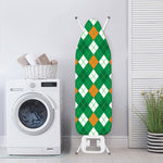 Saint Patrick's Day Argyle Pattern Print Ironing Board Cover