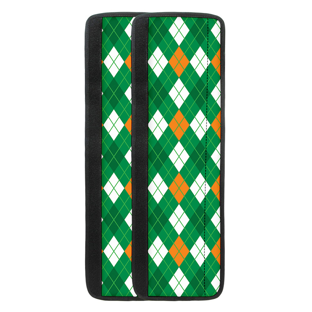 Saint Patrick's Day Argyle Pattern Print Refrigerator Handle Covers