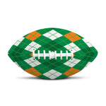 Saint Patrick's Day Argyle Pattern Print Rugby Ball