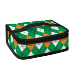 Saint Patrick's Day Argyle Pattern Print Small Lunch Bag