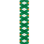 Saint Patrick's Day Argyle Pattern Print Table Runner