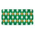 Saint Patrick's Day Argyle Pattern Print Towel