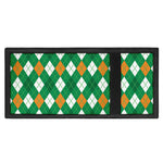 Saint Patrick's Day Argyle Pattern Print Trifold Wallet