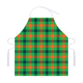 Saint Patrick's Day Buffalo Plaid Print Adjustable Apron
