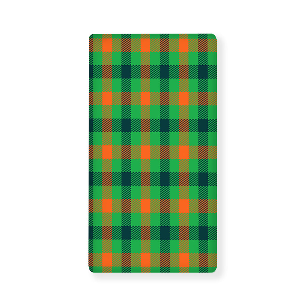 Saint Patrick's Day Buffalo Plaid Print Baby Crib Sheet