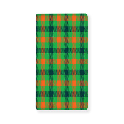 Saint Patrick's Day Buffalo Plaid Print Baby Crib Sheet