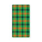 Saint Patrick's Day Buffalo Plaid Print Baby Crib Sheet