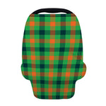 Saint Patrick's Day Buffalo Plaid Print Baby Seat Cover