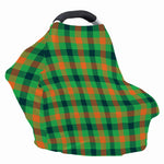 Saint Patrick's Day Buffalo Plaid Print Baby Seat Cover