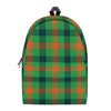 Saint Patrick's Day Buffalo Plaid Print Backpack