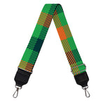 Saint Patrick's Day Buffalo Plaid Print Bag Strap