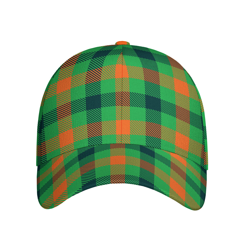 Saint Patrick's Day Buffalo Plaid Print Baseball Cap