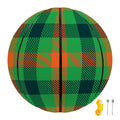 Saint Patrick's Day Buffalo Plaid Print Basketball
