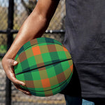 Saint Patrick's Day Buffalo Plaid Print Basketball