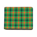 Saint Patrick's Day Buffalo Plaid Print Bifold Wallet