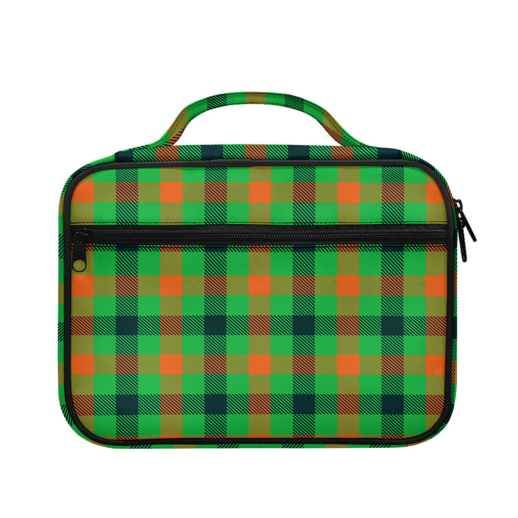 Saint Patrick's Day Buffalo Plaid Print Briefcase Bible Bag