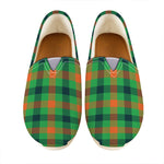 Saint Patrick's Day Buffalo Plaid Print Casual Shoes