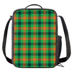 Saint Patrick's Day Buffalo Plaid Print Crossbody Lunch Bag