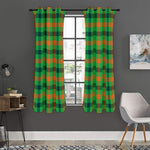 Saint Patrick's Day Buffalo Plaid Print Curtain