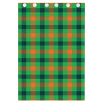 Saint Patrick's Day Buffalo Plaid Print Curtain