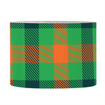 Saint Patrick's Day Buffalo Plaid Print Drum Lamp Shade