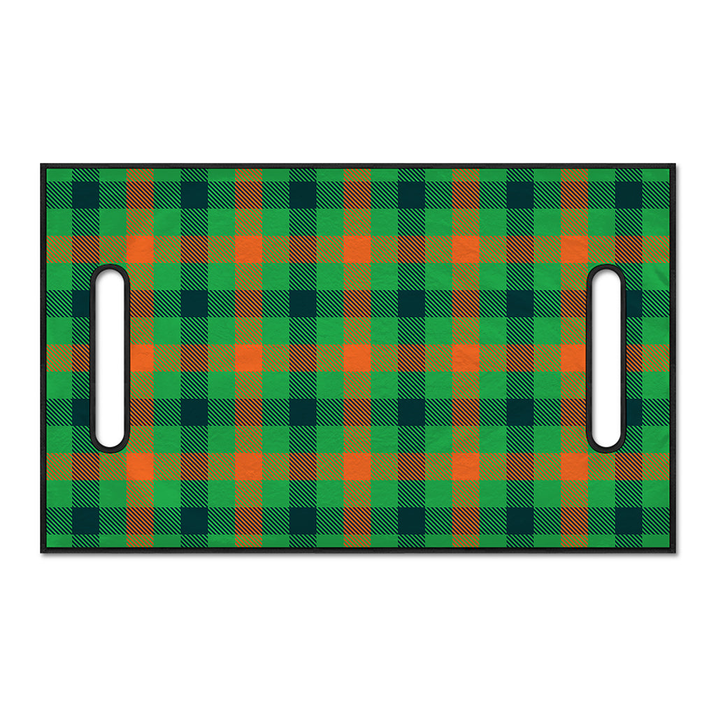 Saint Patrick's Day Buffalo Plaid Print Golf Cart Seat Cover