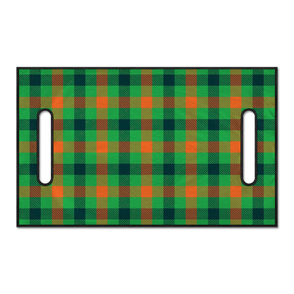 Saint Patrick's Day Buffalo Plaid Print Golf Cart Seat Cover