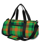 Saint Patrick's Day Buffalo Plaid Print Gym Bag