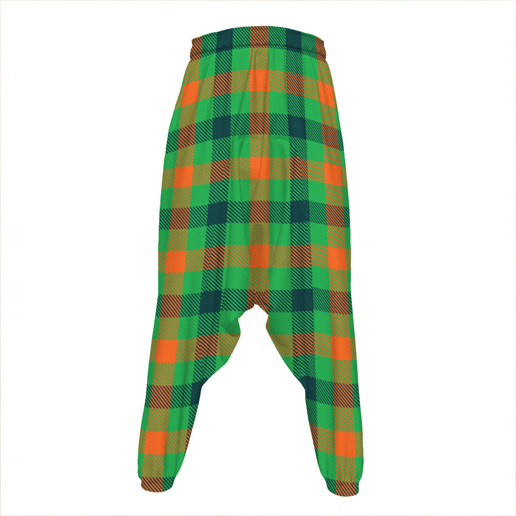 Saint Patrick's Day Buffalo Plaid Print Hammer Pants