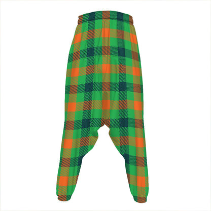 Saint Patrick's Day Buffalo Plaid Print Hammer Pants