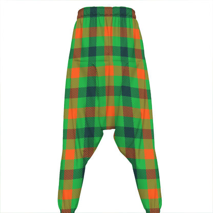 Saint Patrick's Day Buffalo Plaid Print Hammer Pants
