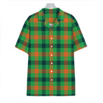 Saint Patrick's Day Buffalo Plaid Print Hawaiian Shirt