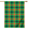 Saint Patrick's Day Buffalo Plaid Print House Flag