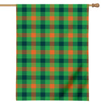 Saint Patrick's Day Buffalo Plaid Print House Flag