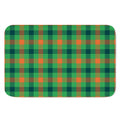 Saint Patrick's Day Buffalo Plaid Print Indoor Door Mat