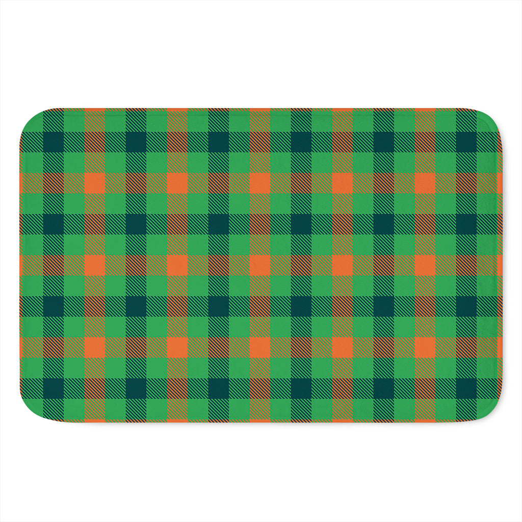 Saint Patrick's Day Buffalo Plaid Print Indoor Door Mat