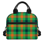 Saint Patrick's Day Buffalo Plaid Print Insulated Lunch Bag