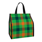 Saint Patrick's Day Buffalo Plaid Print Insulated Lunch Tote