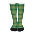 Saint Patrick's Day Buffalo Plaid Print Long Socks