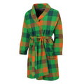 Saint Patrick's Day Buffalo Plaid Print Men's Bathrobe