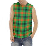 Saint Patrick's Day Buffalo Plaid Print Men's Fitness Tank Top