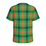 Saint Patrick's Day Buffalo Plaid Print Men's Sports T-Shirt