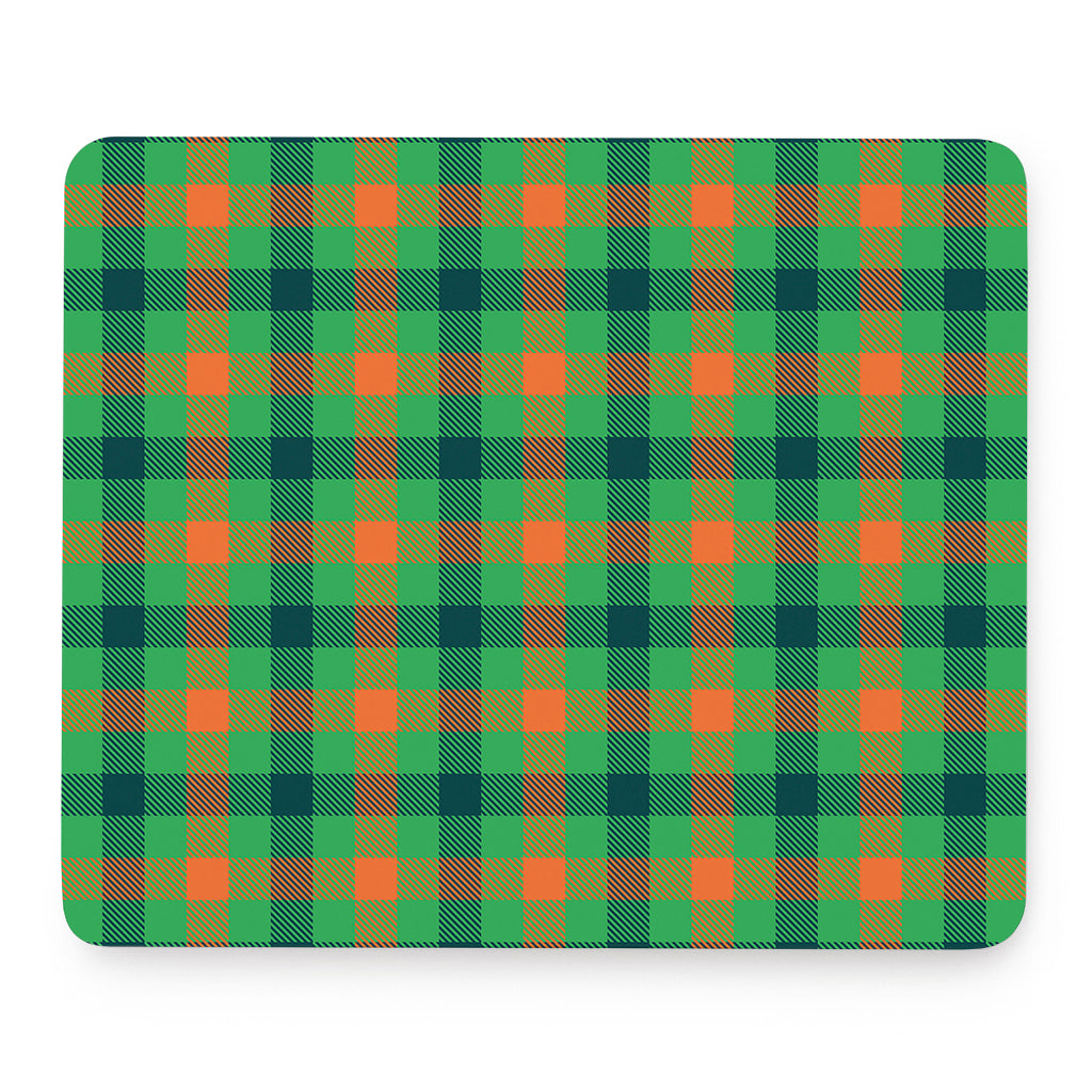 Saint Patrick's Day Buffalo Plaid Print Mouse Pad